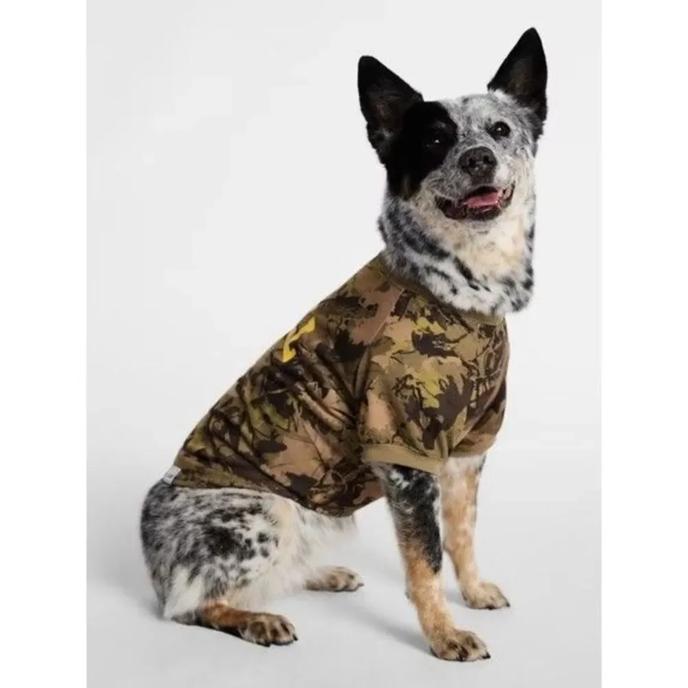 Kacey Lee Camo Print Y'all Pet Tee for Cats and Dogs, Green, Large - 25- 45 Lbs